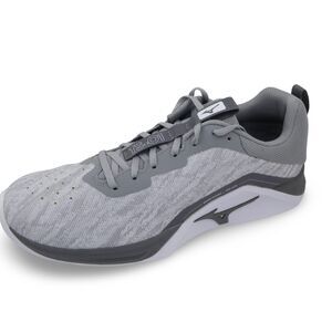 Mizuno Men's US 12.5 TS-01 Grey White Athletic Training Cross Trainer Shoes